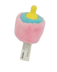 Vintage 3″ Popple 1986 Mattel Pink Blue Plush Popples Replacement Bibsy Bottle