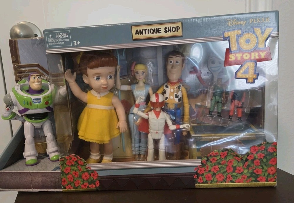 Toy Story 4 Antique Shop Figures New Condition _ Never Opened