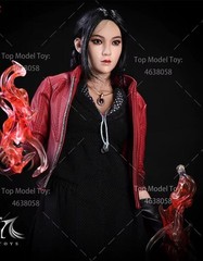 YMTOYS 1/6 Asian Beauty Ying Black Braids Head Sculpt Fit 12”Female Pale Figure