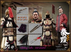 303toys Mp001 1/6 The Guarding General Qin Qiong Shubao Battle Edition In Stock
