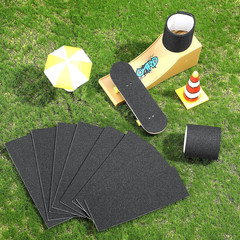 24 Pcs Black Fingerboard Foam Grip Tape 110 x 38 x 2 mm Fingerboard Deck Grip Ta