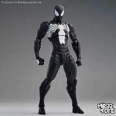 In Stock Mess Toys Venom Lethal Neighbor Spiderman Symbiote 1/12 Action Figure N