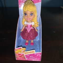 Disney Princess Aurora Mini Toddler Doll 3″ Sleeping Beauty NEW
