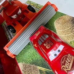 Disney Pixar Cars Frank Scape & Stunt Race 3 Vehicles Playset 2023 Brand New