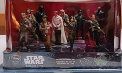Disney Store Star Wars ROGUE ONE Deluxe Figurine COMPLETE SET OF 10 New in Box