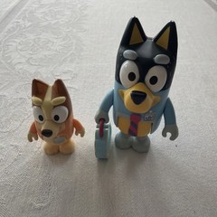 Bluey Family Friends Action Figure Lot of 4 Complete Bingo Muffin Bandit