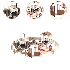 Horse Stable Playset Barn Toy for Boys Girls Ages 3 4 5 6 7 8 Years Old Kids