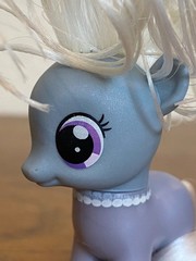 My Little Pony SILVER SPOON G4 3″ Brushable, Replacement Blue Glasses, Refurbish