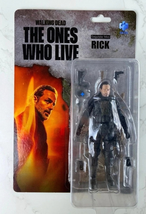 HIYA Toys Exquisite Mini The Walking Dead Rick Grimes 1/18 Action Figure New