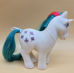 My Little Pony G1 Gusty & Moon dancer 1983 & 1984 MLP Pink Blue GUC Lot of 2