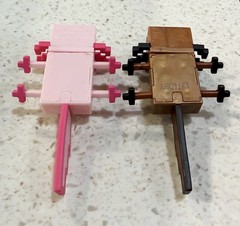 Minecraft Brown Pink Axolotl Figures 15 Years Anniversary 2024
