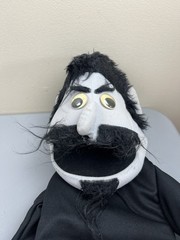 Vtg Man Hand Puppet Cloth Approx 18” Tall Broadman Supplies Nashville TN 1977