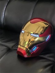 New Iron Man MK50 Helmet 1/1 Wearable Halloween Cosplay Toys Mechahead Automatic