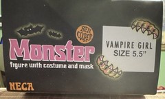 NECA Ben Cooper Monster VAMPIRE GIRL Figure with Costume & Mask Glow In The Dark