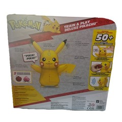 Pokemon Train and Play Deluxe Pikachu 4.5″ Interactive Figure