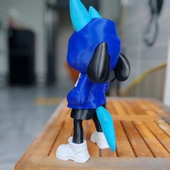 Lucario Urban Vibes – Fan Art 3D Printed Collectible