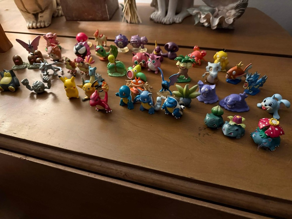 Pokémon TOMY figure vintage 1999 – multiple variations (Kanto region)