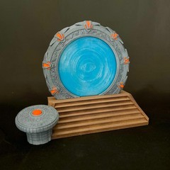 Stargate for 3.75 IN (1:18) Figure Diorama (Painted)