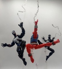 CUSTOM Marvel Spider-Man Comic Themed WEBS 4 Pack For Marvel Legends, Mafex