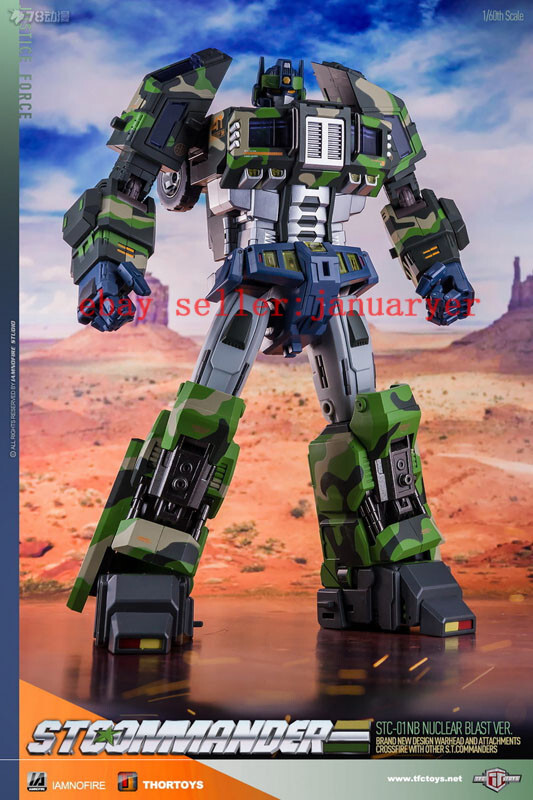 Perfect Tfc Toys Stc-01nb Rolling Thunder Optimus Prime Nuclear Blast Ver Action