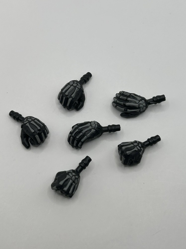 Valaverse Action Force Blackbeard Skeleton Gloved Hands Lot Fodder 1/12 Scale