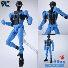 14cm 3D Printed Invincible Superhero Action Figures with Articulatable Limbs