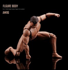 USA Stock ANT 1/12 Flexible Muscular Male Head Body Model Toys 6” Action Figure