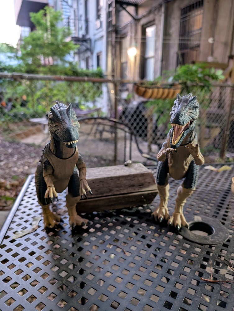 Mattel Hammond Collection 2 Allosauros Dinosaur Figures Great Condition