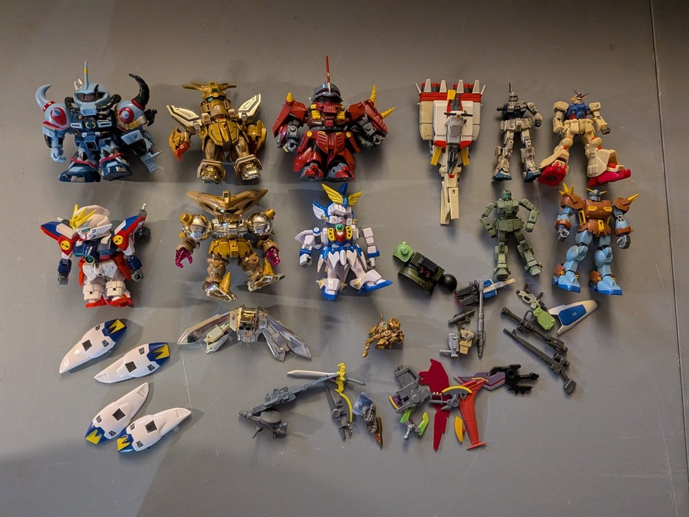 2003 Gundam SD Superior Defender 5″ Action Figure Lot