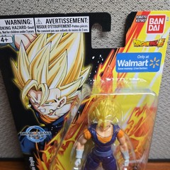 Dragon Ball Z Evolve SUPER SAIYAN VEGITO Figure Bandai 5” Walmart Exclusive New