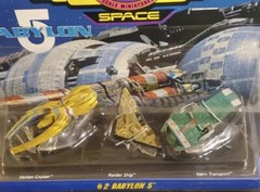 Micro Machines Space # 2 Babylon 5 Galoob Vorlon Cruiser Narn Raider Ship NEW