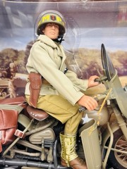GI Joe US Army Motor MP Harley Davidson No. 2 Motorcycle 12″ 81643 New Sealed