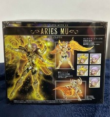 Bandai Saint Cloth Myth EX Aries Mu God Cloth First Purchase Bonus Figure