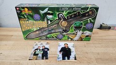 Bandai Power Rangers Legacy Dragon Dagger Signed By Jason David Frank W/ Photo