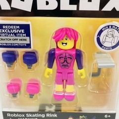 ROBLOX Skating Rink Figure w/ Exclusive Virtual Item Code Jazwares NEW