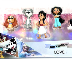 Disney 100 Years Of Love Character Figure Set Limited Edition 8 Pieces