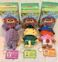 MINISO Disney Zootopia 2 City Residents Series Vinyl Plush Blind Box set