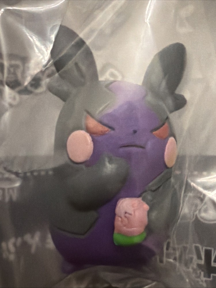 NEW 2026 Pokemon Center Gachapon Hangry Morpeko Eating Berries Figure 1.25in