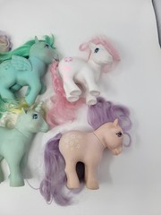 My Little Pony Lot Hasbro G1 8 Figures Bait As Is Ooak