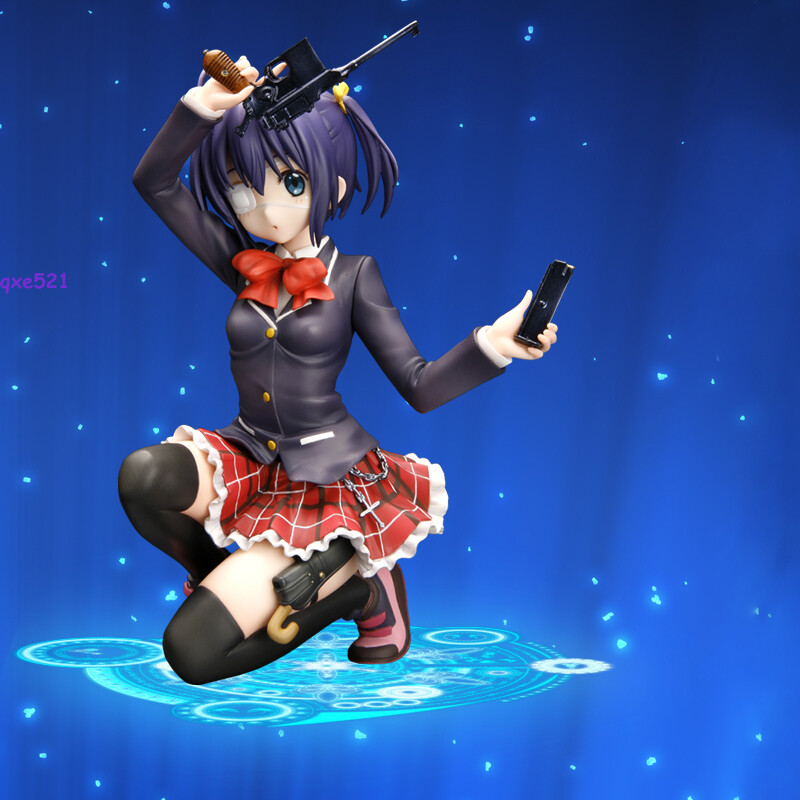 Anime Chuunibyou Takanashi Rikka Action Figures 12cm Model Toys Collect Gifts