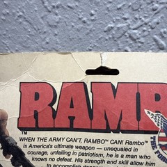 RAMBO: The Force of Freedom VTG 1985/86 Rambo Figure