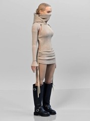 1/6 Hoodie sweater dress for 12″ female Rey figure phicen Hot Toys worldbox❶USA❶