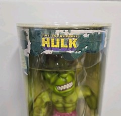 2002 Incredible Hulk Marvel Way Out Toys Talking Light Up Eyes Bobble Head Rare