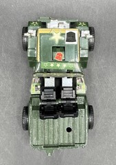 Vintage 1984 Transformers G1 Hound Takara Jeep Original w/ Weapons Missing Tire
