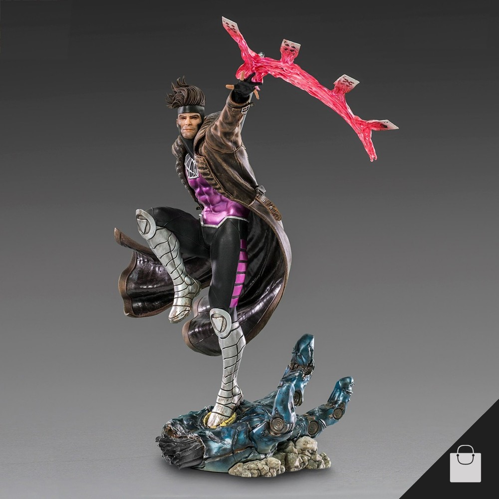 Iron Studios Gambit Statue Figure 1:10 Marvel X-Men Limited Edition New Rare