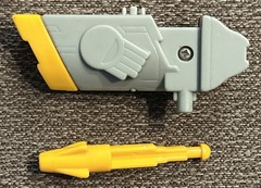 2000 Power Rangers Time Force Shadow Mode Red Megazord Missile Weapon Accessory