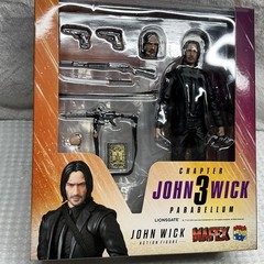 Medicom Toy MAFEX No.233 MAFEX JOHN WICK CHAPTER 3 Black Keanu Reeves PARABELLUM