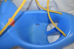 Step2 Step 2 Two Dolphin Swing Blue Toddler HTF GUC