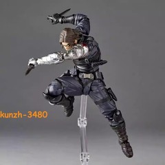 STOCK Captain America Winter Soldier Action Figure Movie Around Model Toys 14cm