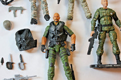 GI Joe ULTIMATE Retaliation ROC ROADBLOCK FLINT DUKE Customs lot 1:18 SOLD AS IS